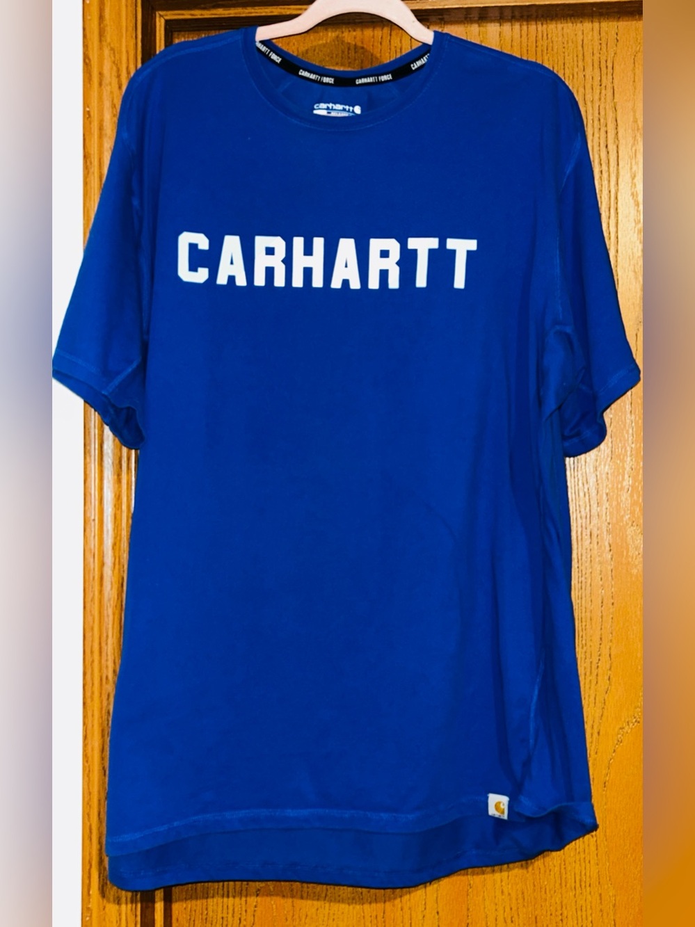 Carhartt Royal Blue Logo Short-Sleeve Tee